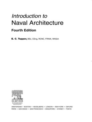 cover image of Introduction to Naval Architecture